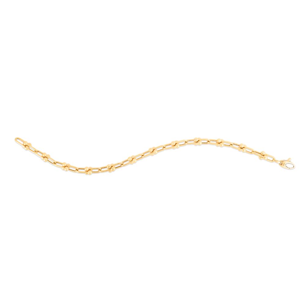 14K Gold 4mm JAX Bracelet for Women - Elegant Minimalist Jewelry for Everyday Wear & Special Occasions