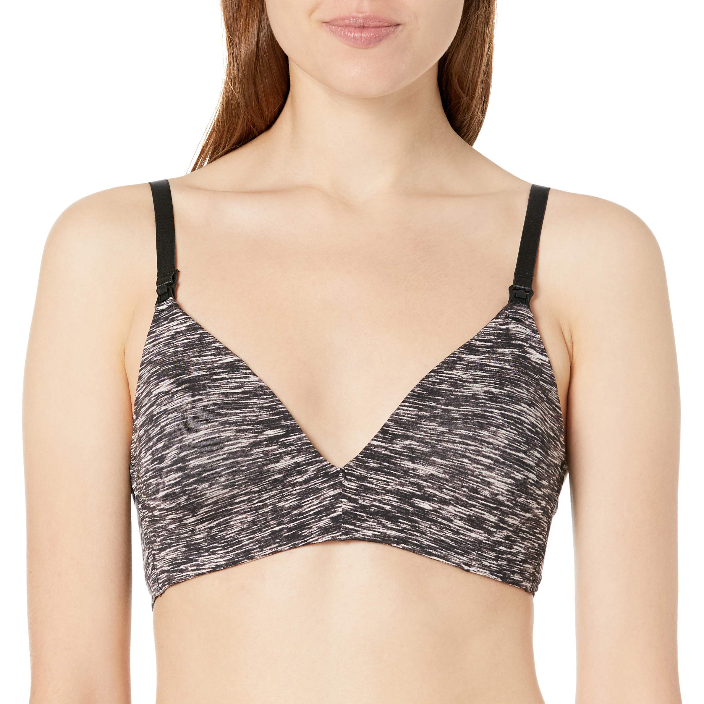 Lamaze Maternity Nursing Bra for Women - Soft Space-Dye Cotton Wireless Support Bra - Perfect for Pregnancy, Breastfeeding & Comfortable Daily Wear