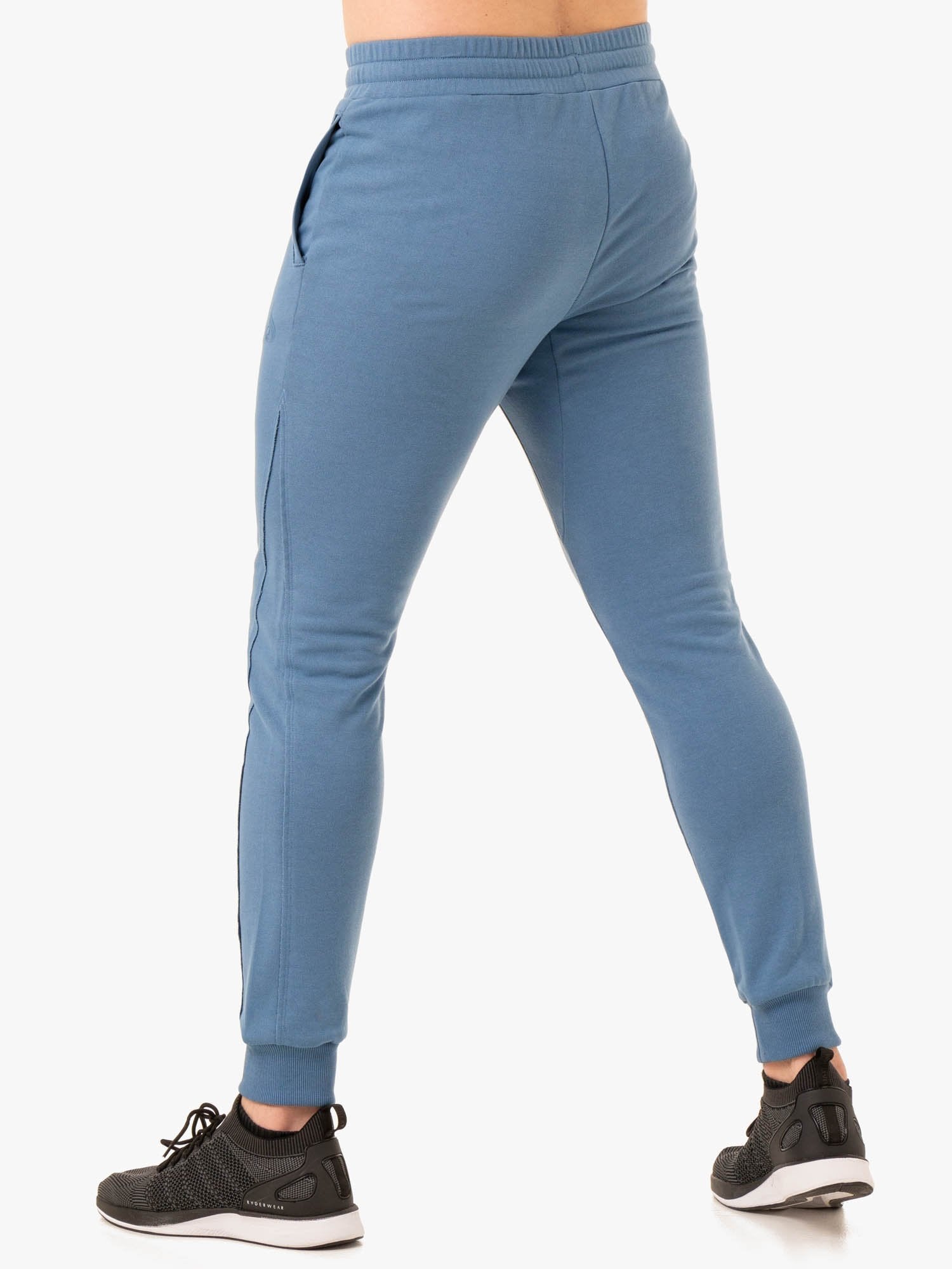 Force Track Pant - Men's Athletic Running Jogger Pants in Blue - Perfect for Gym, Workouts & Casual Wear