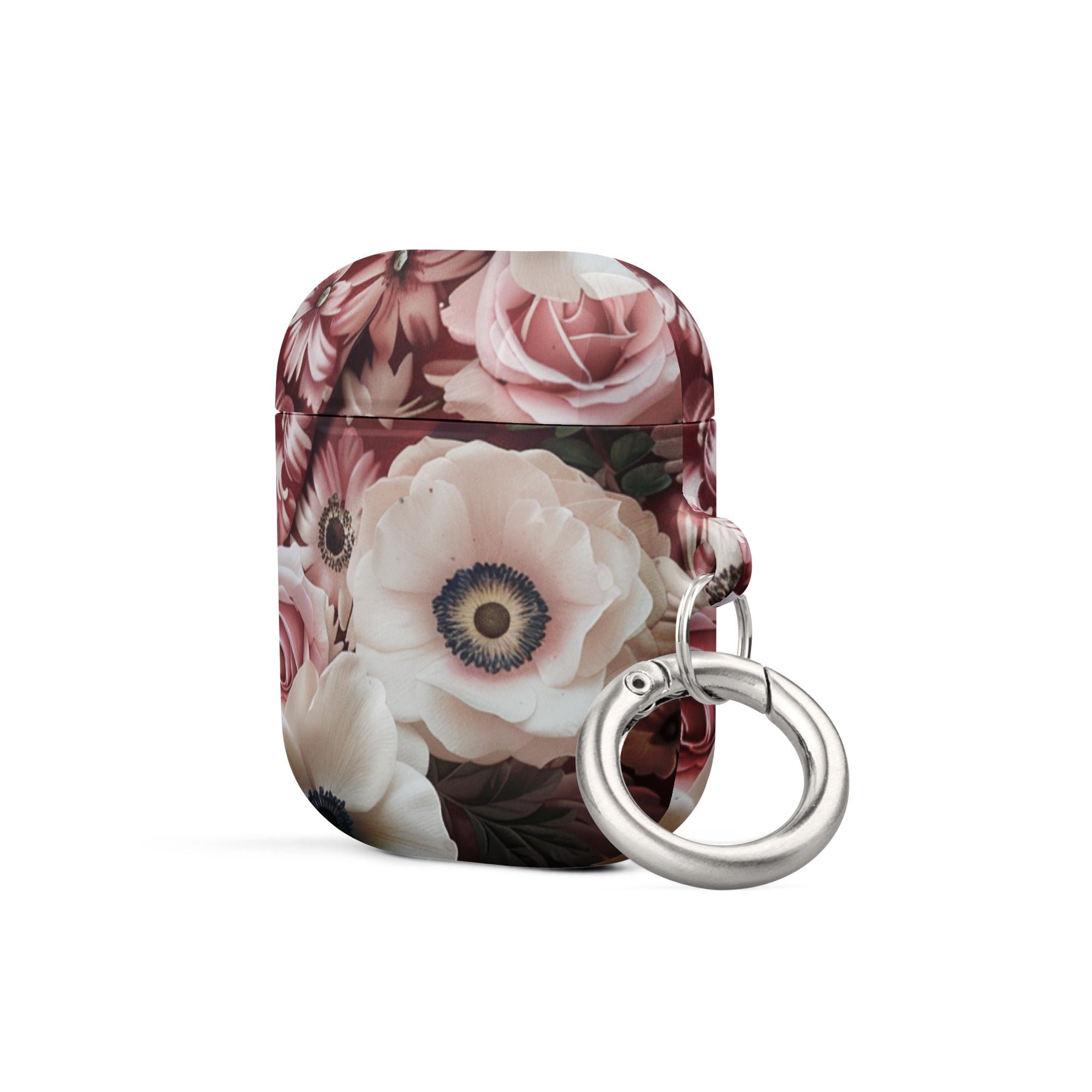 Floral Print AirPods Case - Cute Flower Design Protective Cover for Apple AirPods 1/2/3 & Pro - Perfect for Women, Girls, Spring & Summer Style Accessories