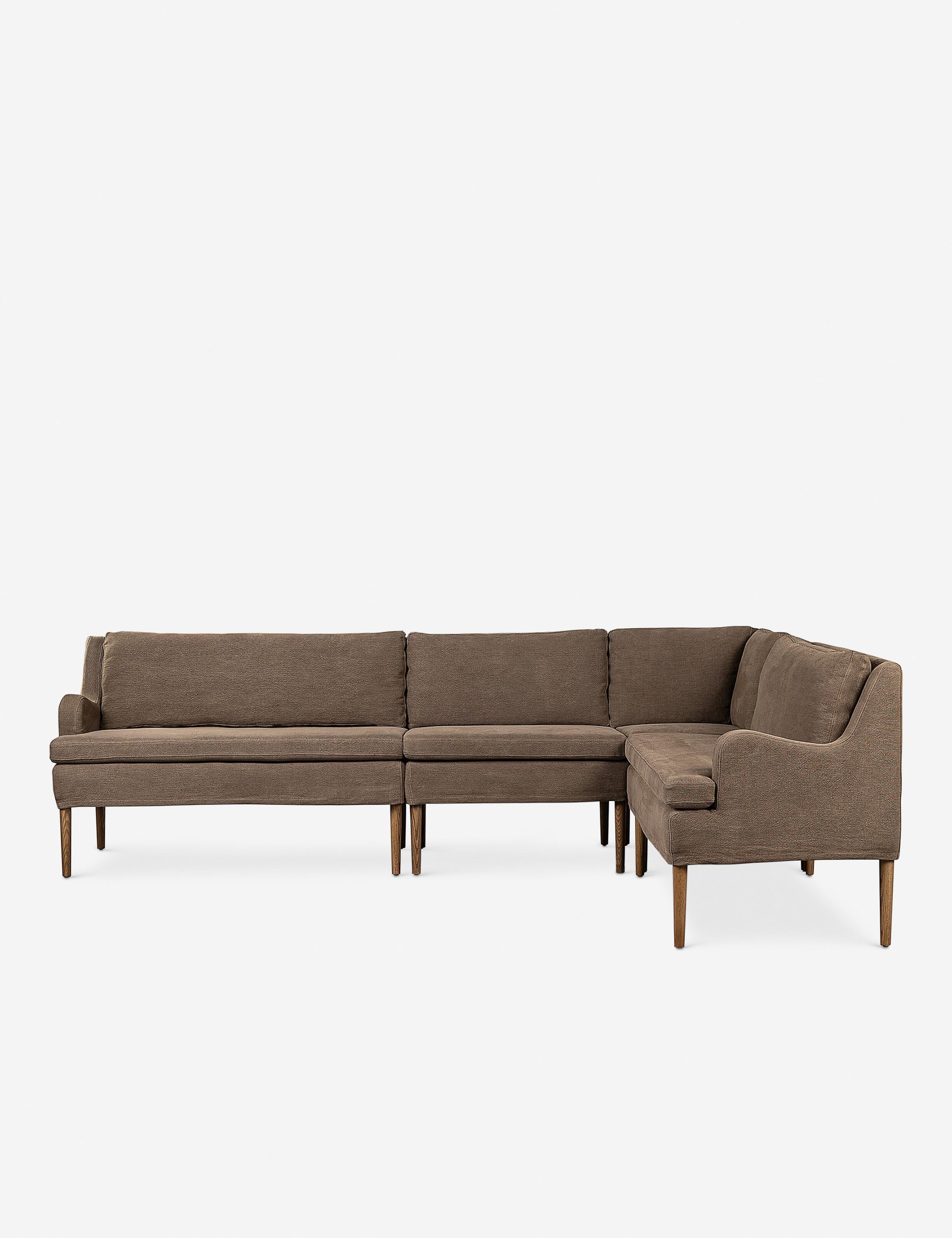 Aurelia Dining Banquette by Amber Lewis x Four Hands - Modern Upholstered Bench for Dining Room, Kitchen Nook & Entryway - Perfect for Small Space Seating and Stylish Home Decor
