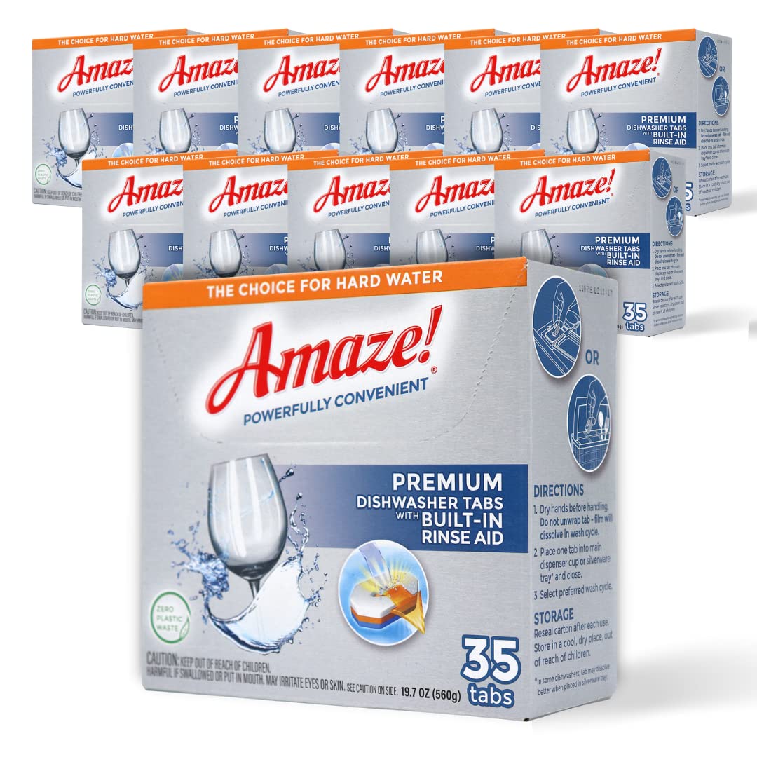 Premium All-in-One Dishwasher Tablets (420 Count) - Fresh Scent, Powerful Cleaning, Hard Water Stain Remover - Dissolvable Film for Sparkling Dishes - Perfect for Daily Use in Homes & Restaurants