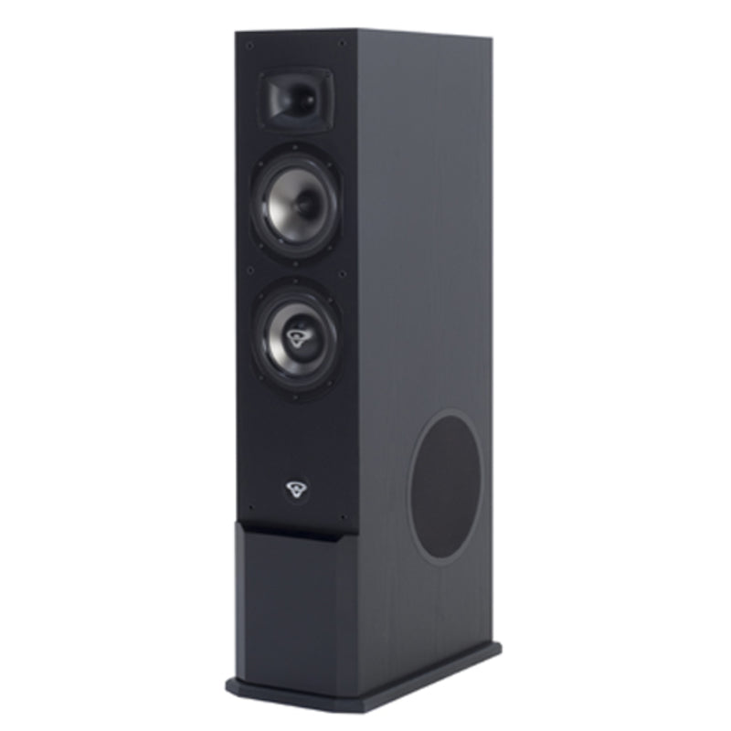 Cerwin Vega CMX-28NA 8-Inch 3-Way Floor Standing Speaker with Powered Subwoofer - High-Performance Audio for Home Theater & Music Listening