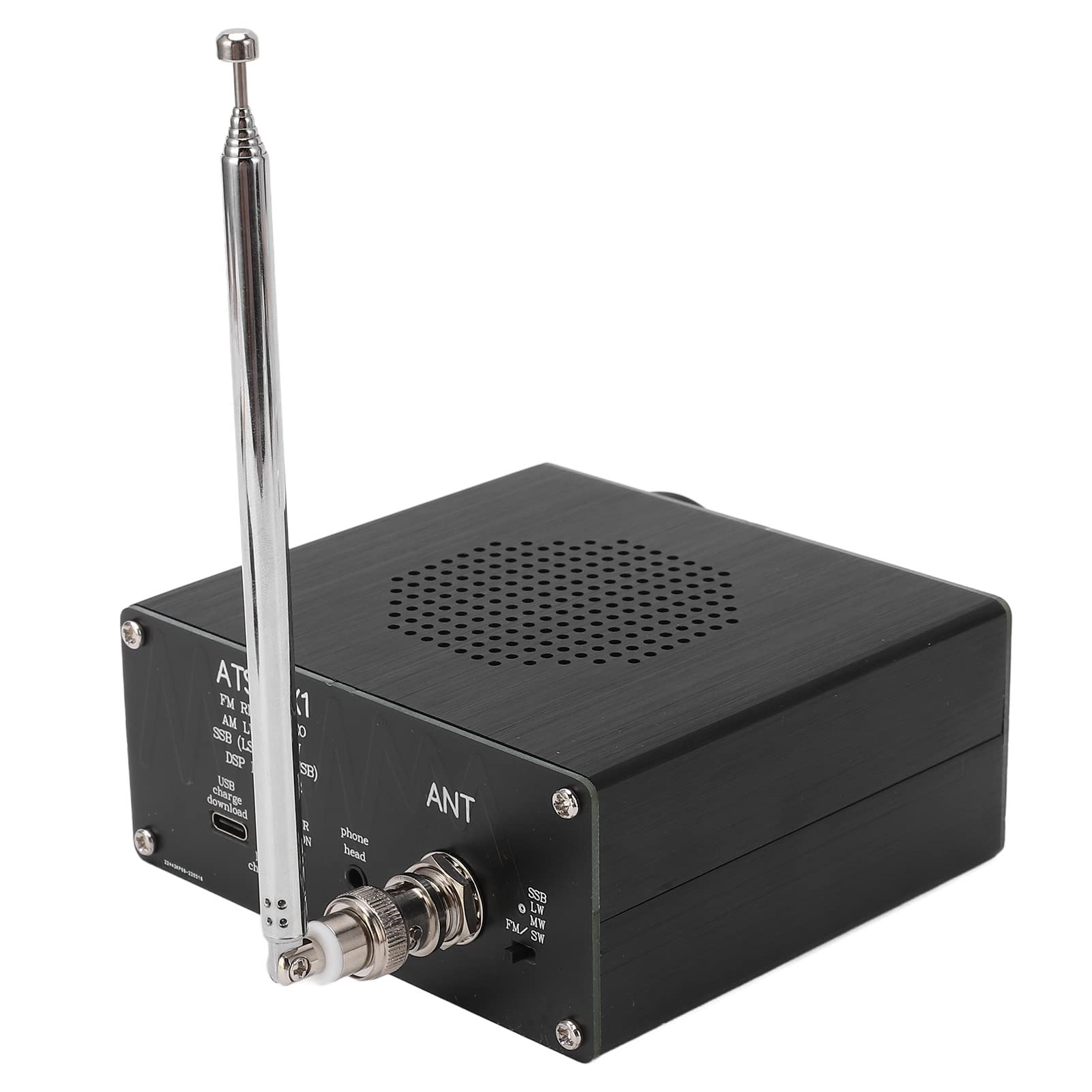FTVOGUE Ats25X1 Upgraded 2.4' Si4732 Full Band Radio Receiver - Portable AM/FM/SW/LW Radio with Digital Display for Home, Travel & Emergency Use
