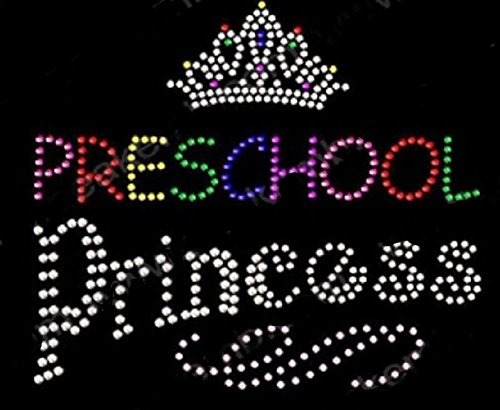 Princess Rhinestone Iron-On Transfers for Kids Clothes & DIY