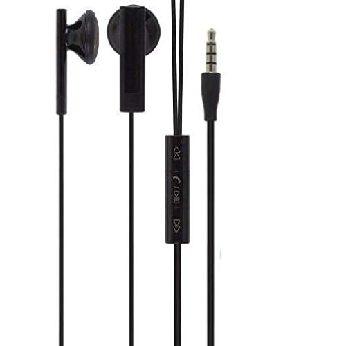 Wired Earphones with Mic - 3.5mm Headphones Handsfree Earbuds Compatible with Motorola One Zoom Phone | Perfect for Calls, Music & Gaming