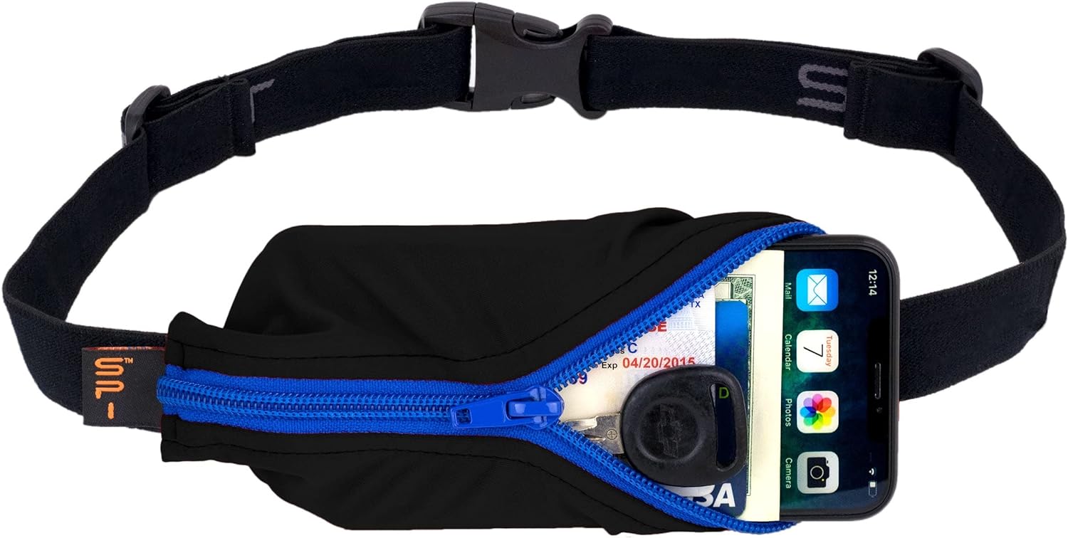 Original Title: Spi Belt   Optimized Title: Best Running Belt for Men & Women - Spi Belt Adjustable Waist Pack with Zipper Pocket for Phone, Keys & Cards - Perfect for Jogging, Hiking & Travel