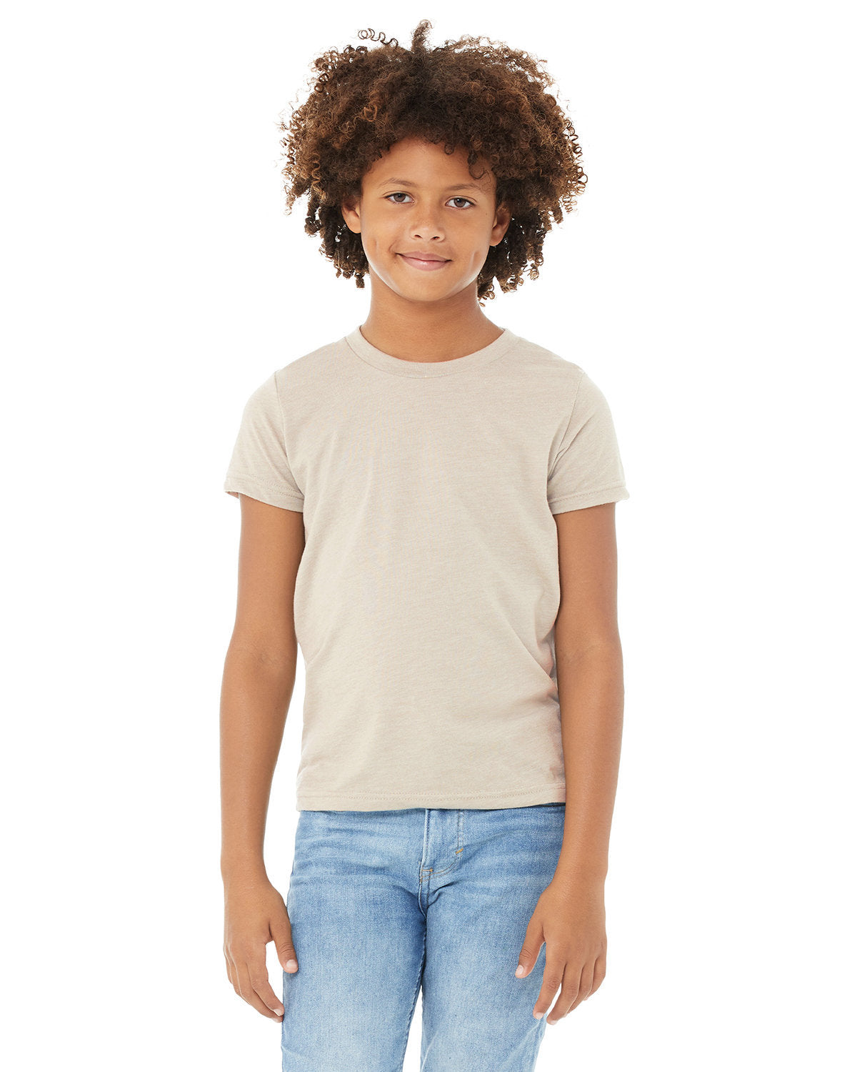 Bella + Canvas 3001YCV Youth Short Sleeve CVC Jersey T-Shirt - Soft Cotton Blend Tee for Kids, Boys & Girls - Perfect for School, Sports & Everyday Wear