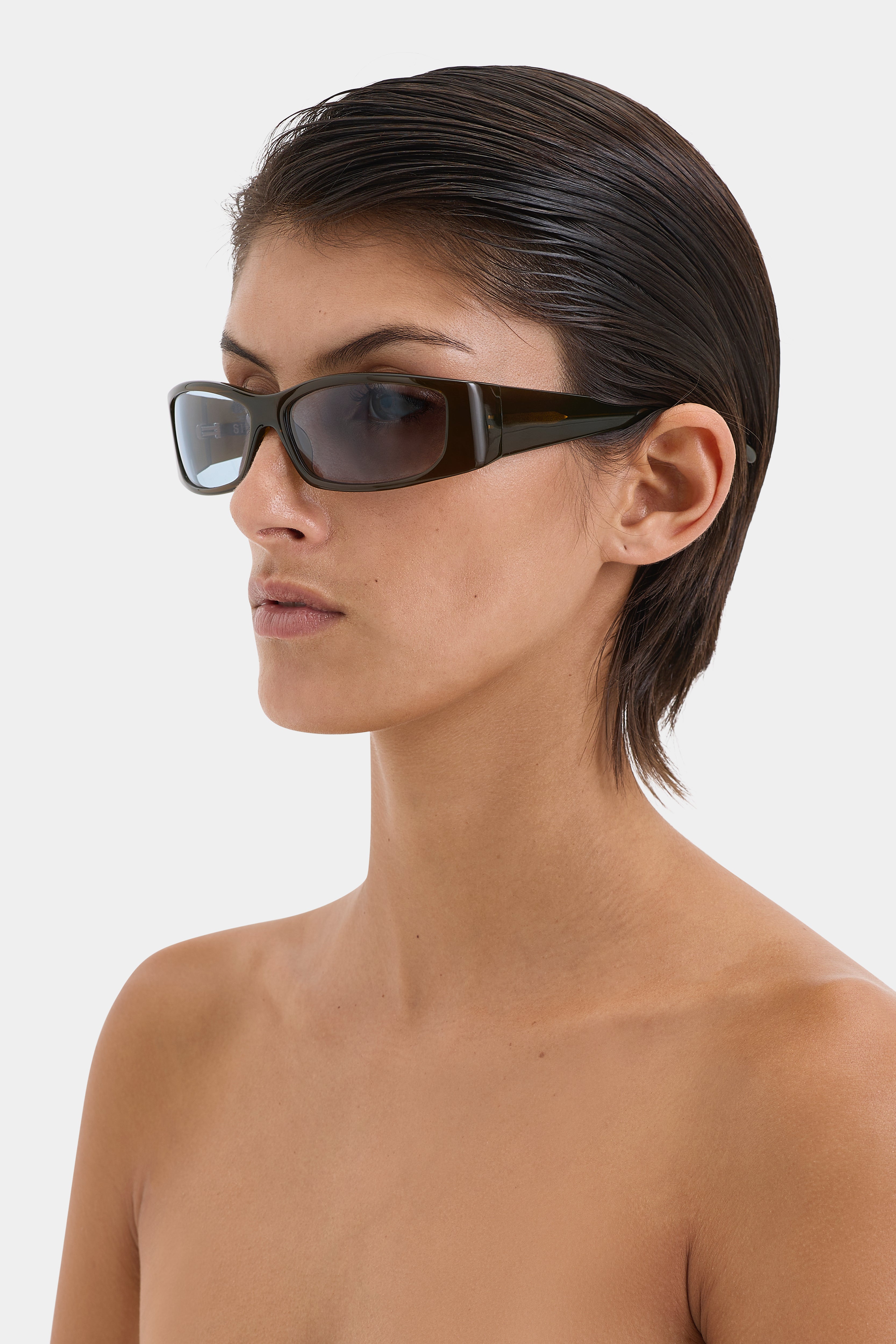 Speed Sunglasses for Men & Women - Polarized UV Protection - Olive Green - Perfect for Running, Cycling & Outdoor Sports