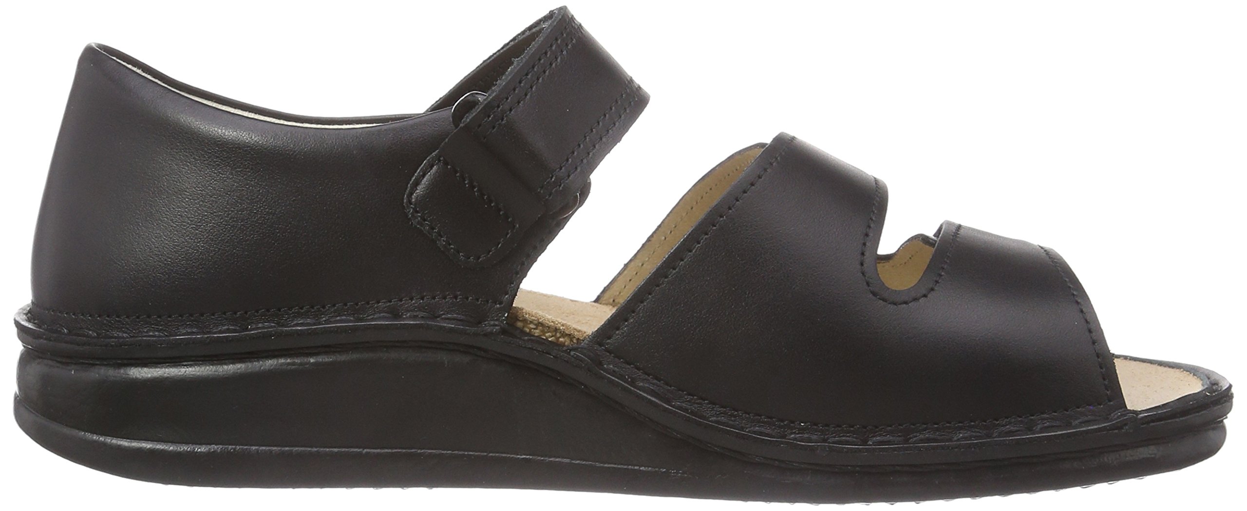 Finn Comfort Unisex Strappy Sandals with Adjustable Ankle Strap - Premium Comfort Walking Shoes for Men & Women - Perfect for Travel, Beach & Summer Outfits