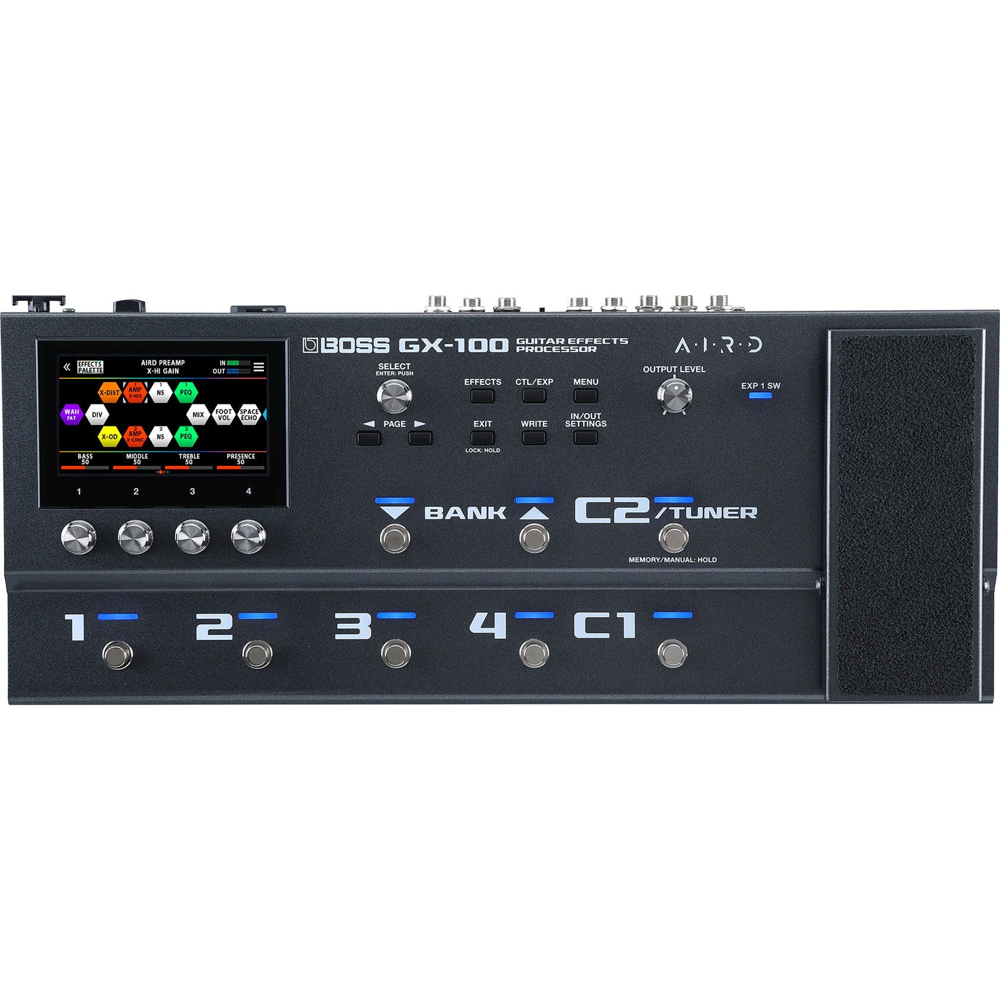 Boss GX-100 Guitar Multi-Effects Processor Pedal with 117 Effects & Bluetooth - Professional Guitar Pedal for Live Performance & Studio Recording