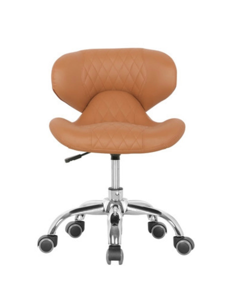 Hugo Technician Stool - Adjustable Rolling Work Stool with Backrest for Mechanics, Labs & Workshops | Ergonomic Shop Stool for Garage, Industrial & Office Use