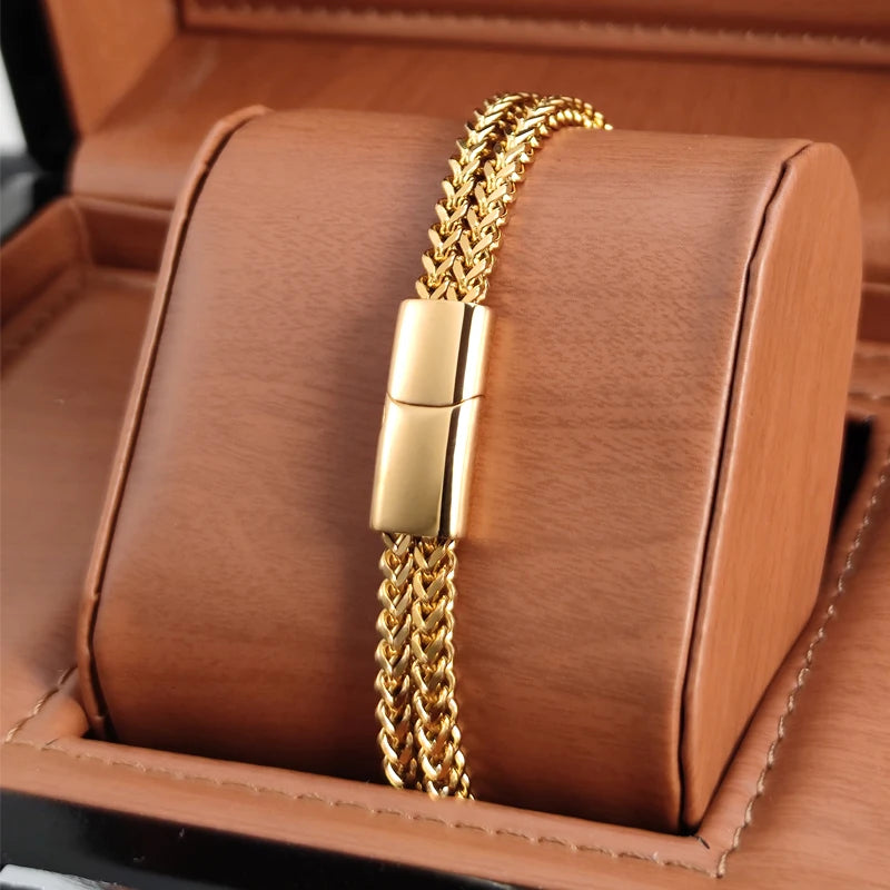 18K Gold Plated Bracelet for Women - Elegant & Dainty Jewelry Gift for Birthday, Anniversary, Valentine's Day - Perfect for Everyday Wear & Special Occasions