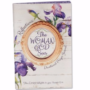Prayer Journal for Women - Reflections: The Woman God Sees - Lavender Christian Devotional Notebook with Isaiah 62:4 ESV Bible Verse - Perfect for Daily Prayer, Bible Study & Spiritual Growth