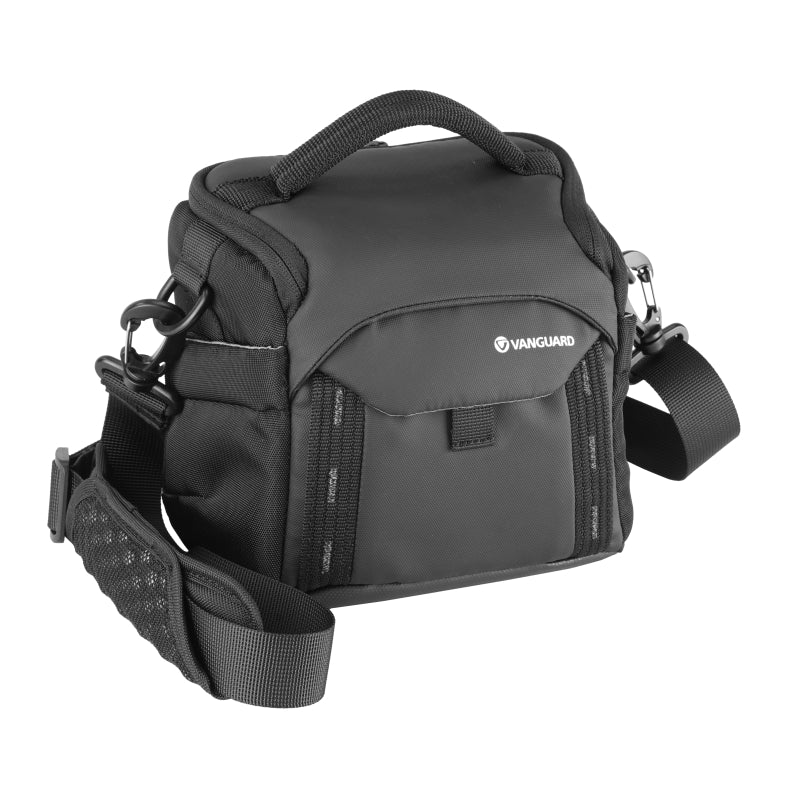VEO 15M Black Camera Shoulder Bag - Waterproof DSLR Camera Case with Adjustable Strap for Photographers & Travel - Perfect for Outdoor Shooting, Travel Photography & Daily Use