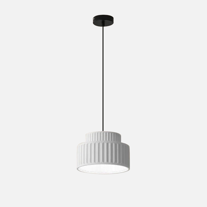 Batiste Rigged Texture LED Pendant Light - Modern Industrial Ceiling Lighting for Kitchen Island, Dining Room & Bedroom