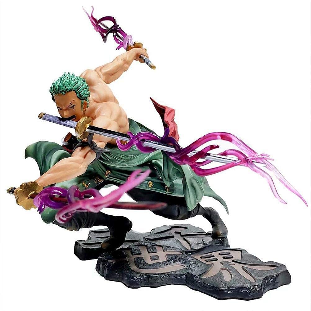 One Piece Anime Action Figure - Roronoa Zoro Three Thousand World Statue | Realistic Collectible Model for Anime Fans | Perfect for Display, Gifts, and Anime Decor