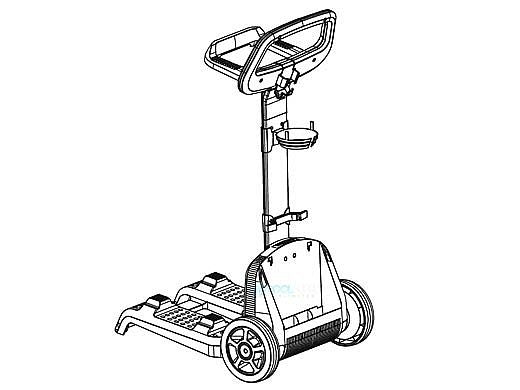 Pentair Caddy Cart for Prowler Robotic Pool Cleaner - Heavy Duty Storage & Transport Cart for Swimming Pool Maintenance Accessories - Perfect for Backyard, Inground & Above Ground Pools