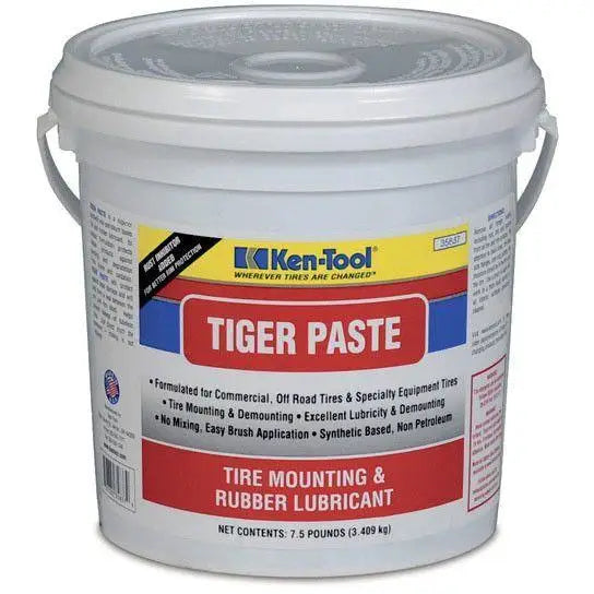Ken Tool 35837 Tire Mounting Paste & Lubricant - 7.5 Lb Tub for Easy Tire Installation, Repair & Maintenance - Ideal for Auto Shops, DIY Mechanics & Tire Professionals