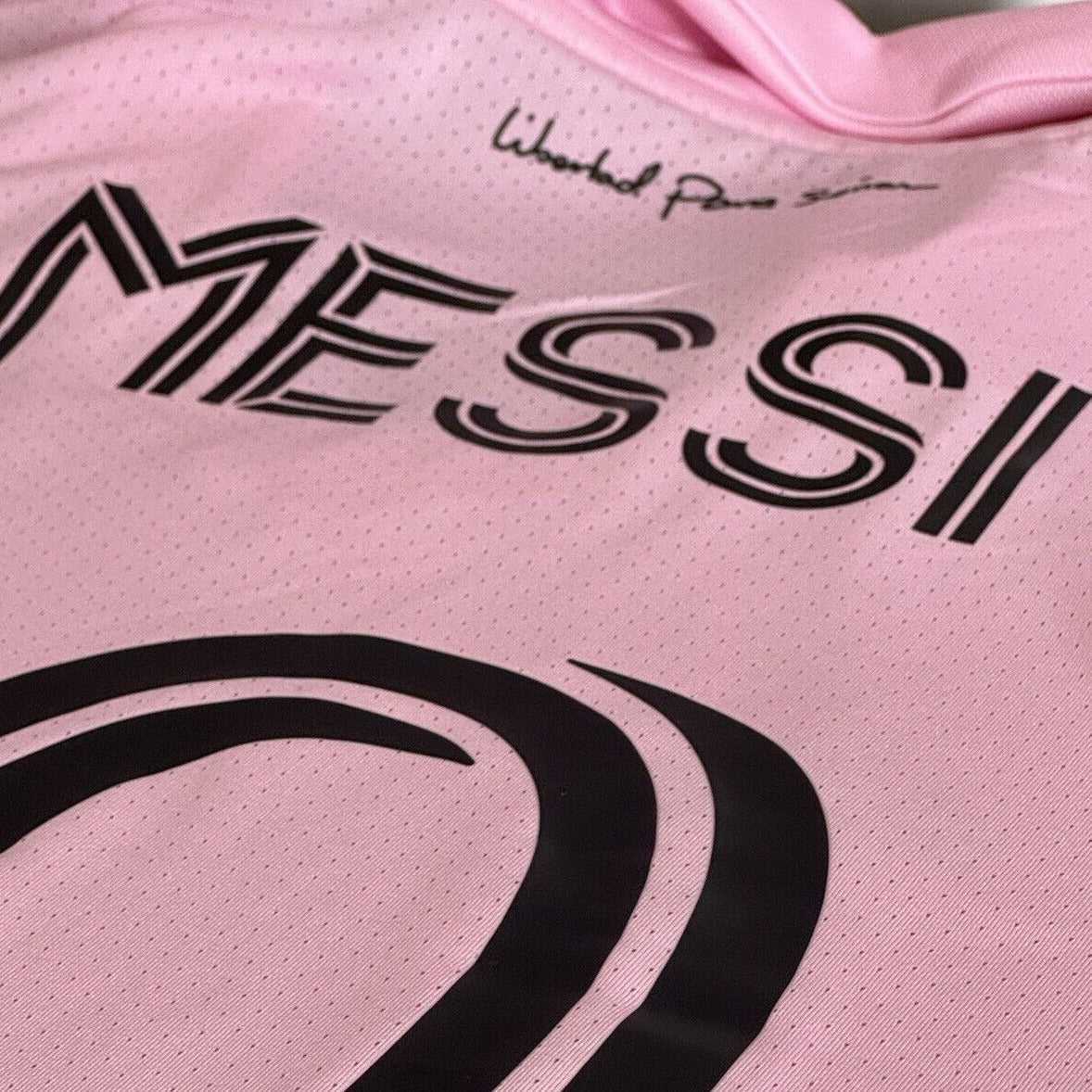 Authentic Adidas Inter Miami Lionel Messi Home Jersey 2022-2023 with Leagues Cup Final Patch - True Pink & Black Soccer Shirt for Fans & Collectors - Perfect for Match Days & Sports Memorabilia Collection