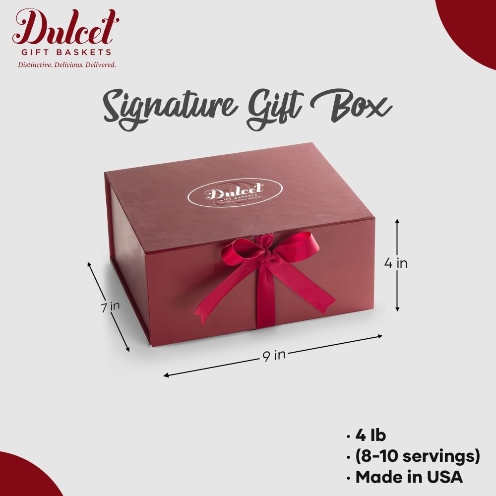 Premium Gourmet Food Gift Baskets - Thoughtful Sympathy, Get Well Soon, Thank You Presents for Teachers, Parents, Family & Friends | Perfect for Corporate Gifting, Housewarming & Holiday Occasions | Dulcet Gift Baskets