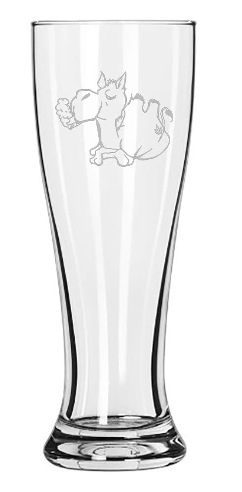 Funny Camel Joint 15 oz Pilsner Beer Glass - Novelty Smoking-Themed Drinking Cup for Stoner Friends, Parties & Gag Gifts