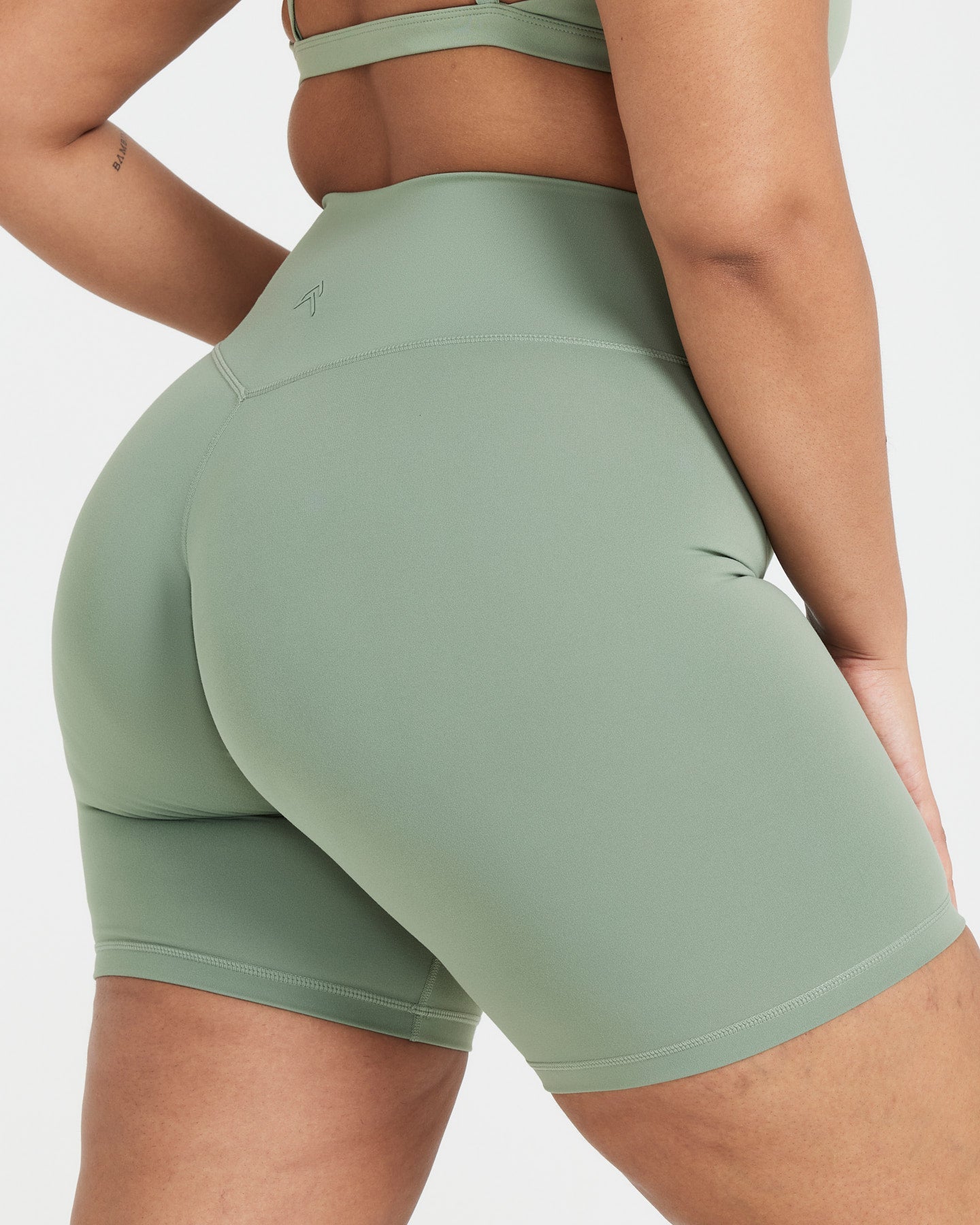 Timeless Women's Casual Shorts - Soft & Comfortable Sage Green High Waisted Summer Shorts for Outdoor Activities, Travel, and Lounge Wear