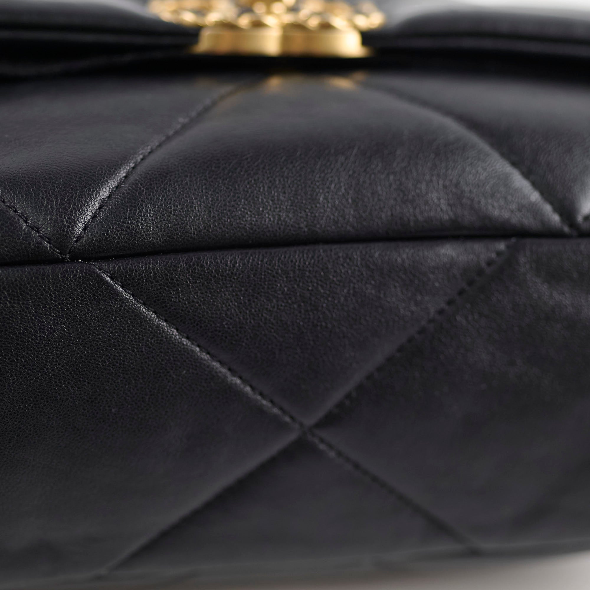 Chanel Small 19 Handbag Black Lambskin Leather Shoulder Bag 2022 Collection - Luxury Designer Purse for Women, Perfect for Evening Events & Daily Use