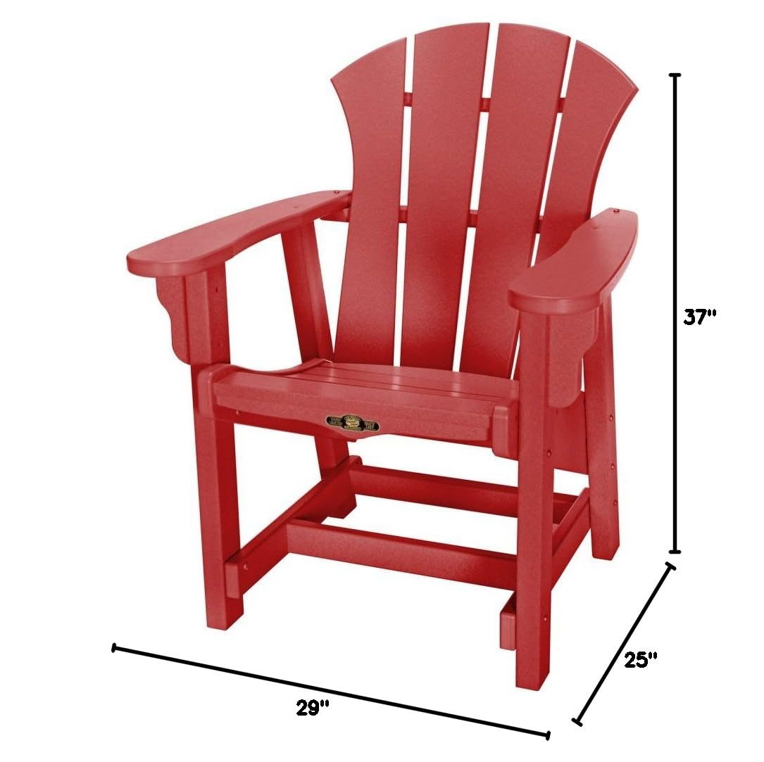 Pawley's Island Sunrise Red Conversational Chair - Perfect for Living Room, Patio, or Outdoor Relaxation