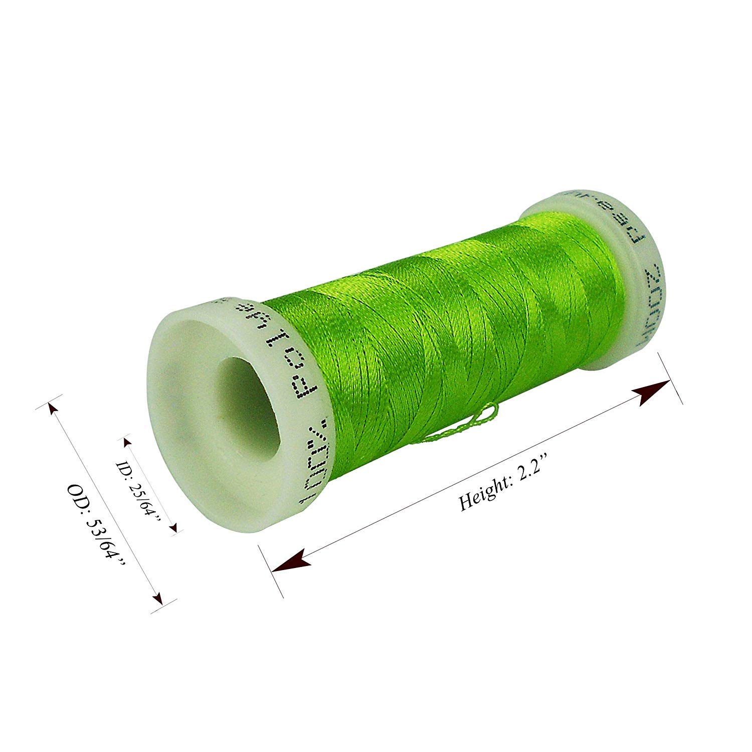 63 Spools Polyester Embroidery Machine Thread - 330 Yards Each | Compatible with Brother, Babylock, Janome, Singer, Pfaff, Husqvarna & Bernina | Perfect for Quilting, Sewing & Embroidery Projects