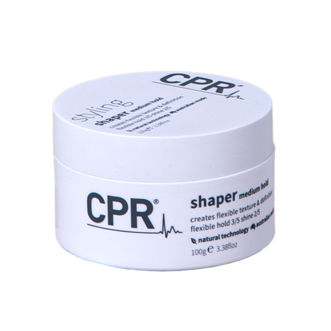CPR Styling Shaper Medium Hold Hair Gel - 100g for Men & Women - Strong Hold, Natural Shine - Perfect for Everyday Styling, Textured Looks & Frizz Control