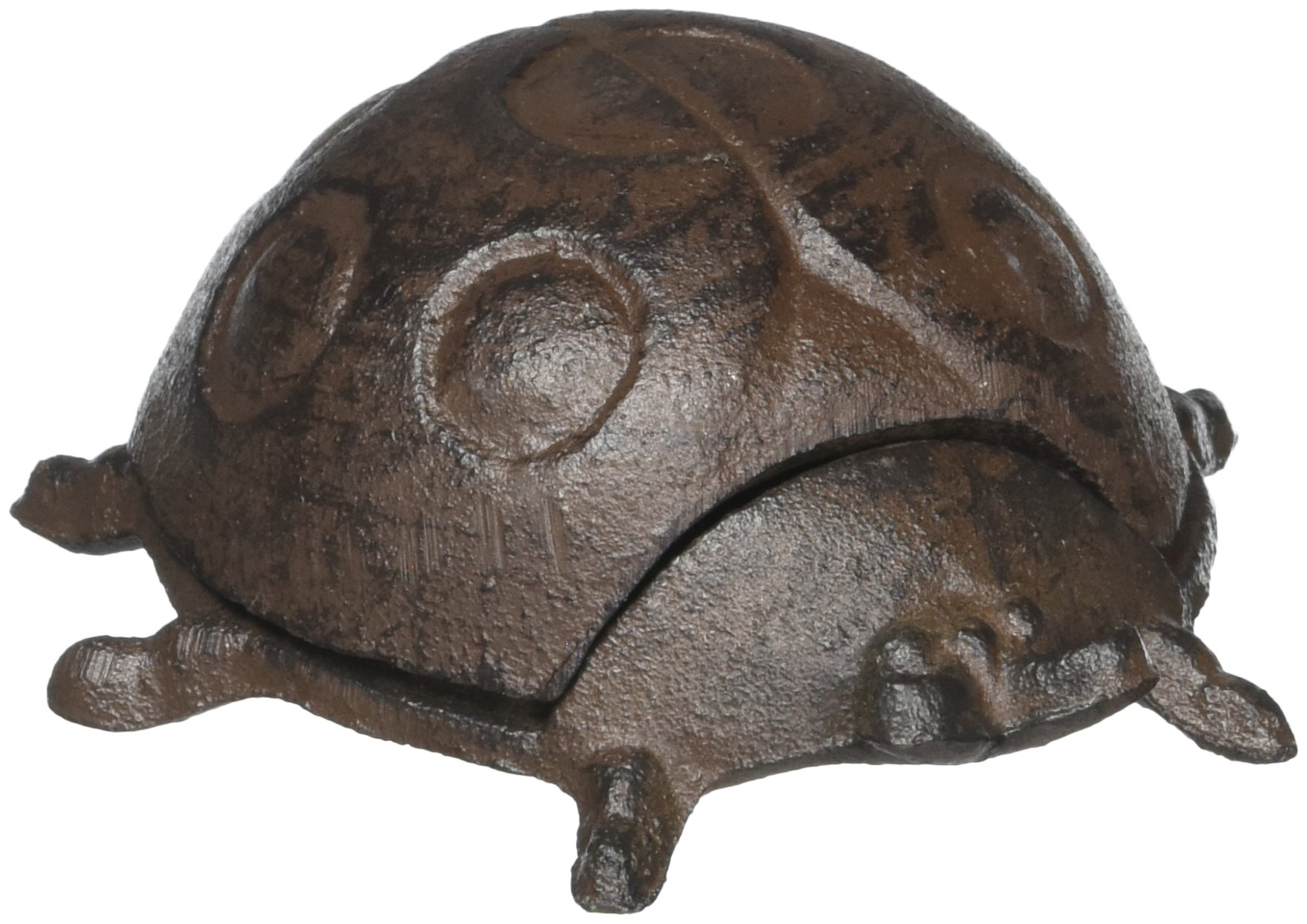 Cast Iron Ladybug Key Holder - Cute Outdoor Garden Decor for Hiding Spare Keys | Perfect for Home, Shed, or RV Use