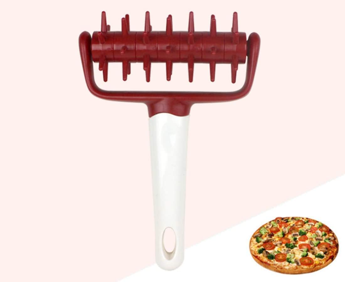 Dough Roller for Pizza Making - Professional Pizza Dough Docker Tool with Blistering Killer | Perfect for Home Baking, Restaurant Use & Italian Cooking