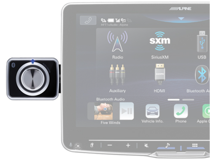 Alpine RUX H02 Next Generation Alpine Halo Bass & Volume Control Knob - Perfect for Car Audio Systems & Custom Sound Setups