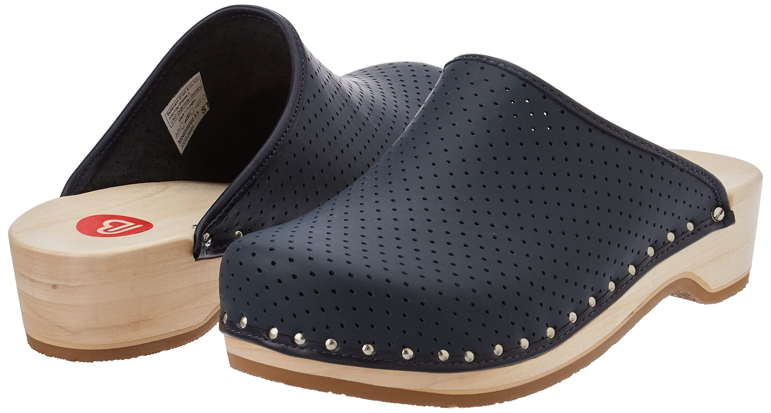 Berkemann Unisex Kids Open-Back Clogs - Comfortable & Durable Slip-On Shoes for Boys and Girls - Perfect for School, Beach, and Indoor Play