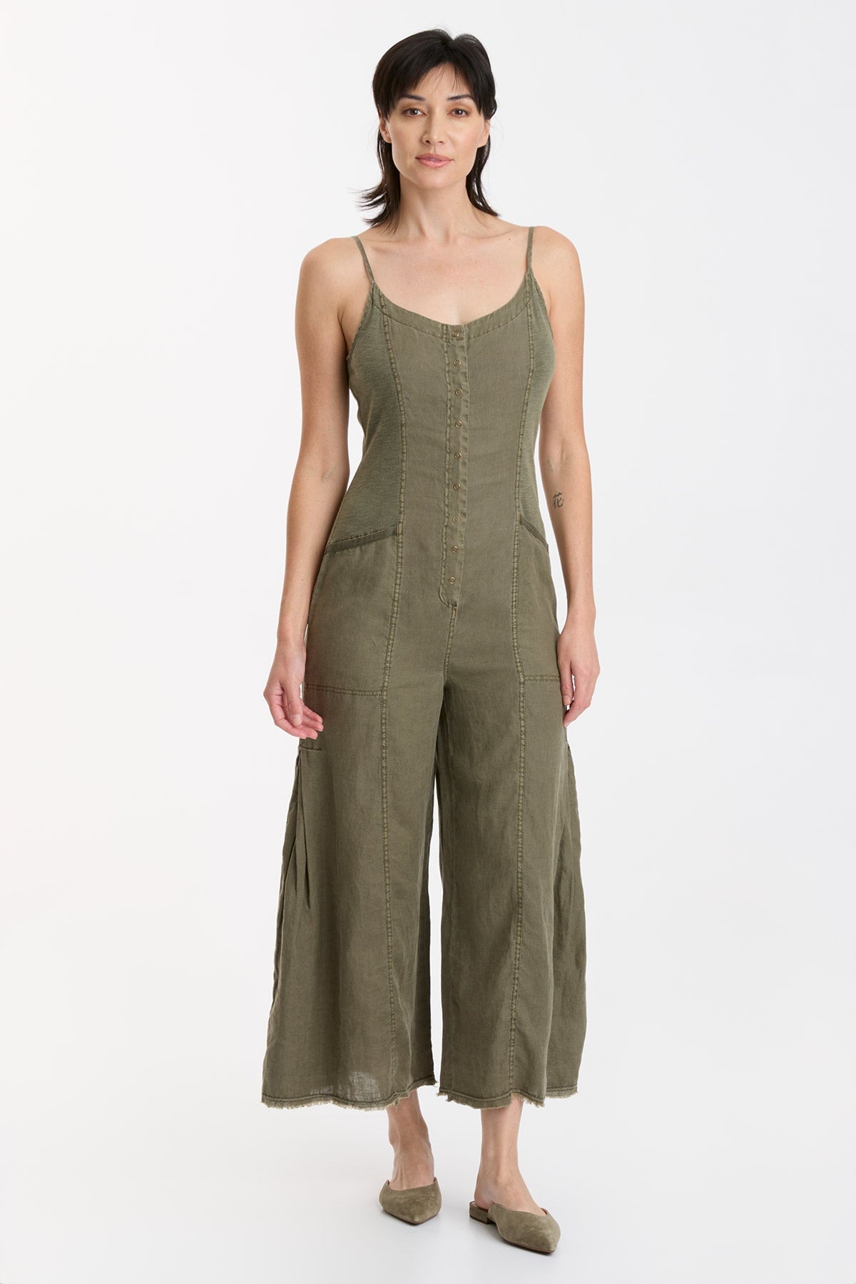 Calistina Jumpsuit for Women - Stylish One Piece Romper with Pockets | Perfect for Casual Outings, Summer Vacations & Beach Wear