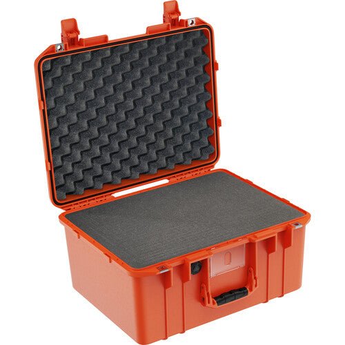 Pelican 1557 AirWF Waterproof Hard Carry Case with Foam Insert - Orange Protective Case for Cameras, Electronics & Tools - Ideal for Travel, Outdoor Adventures & Professional Equipment Storage
