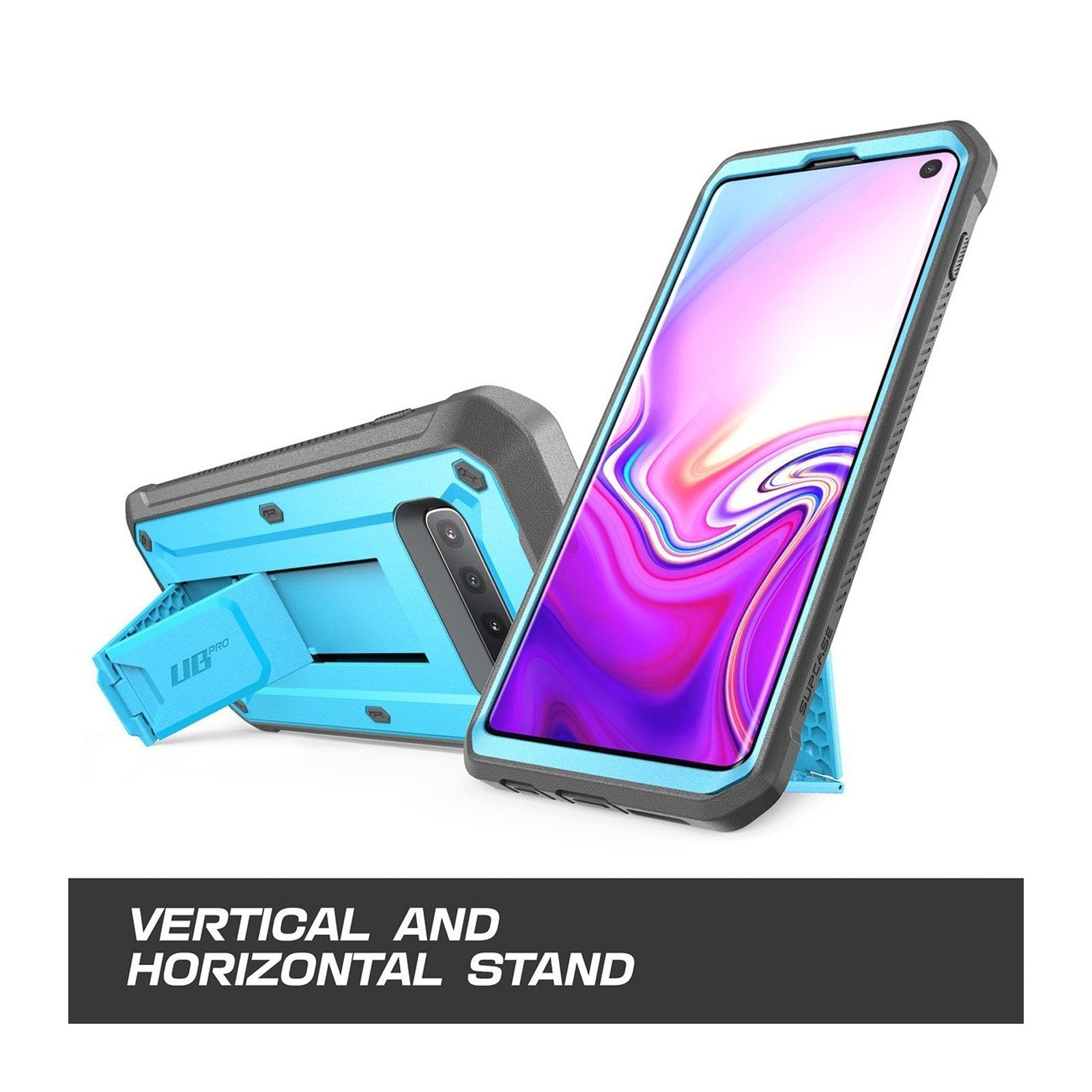 Samsung Galaxy S10 Unicorn Beetle Pro Heavy Duty Rugged Holster Case - Shockproof, Drop Protection, No Screen Protector - Blue - Perfect for Outdoor, Work & Extreme Sports