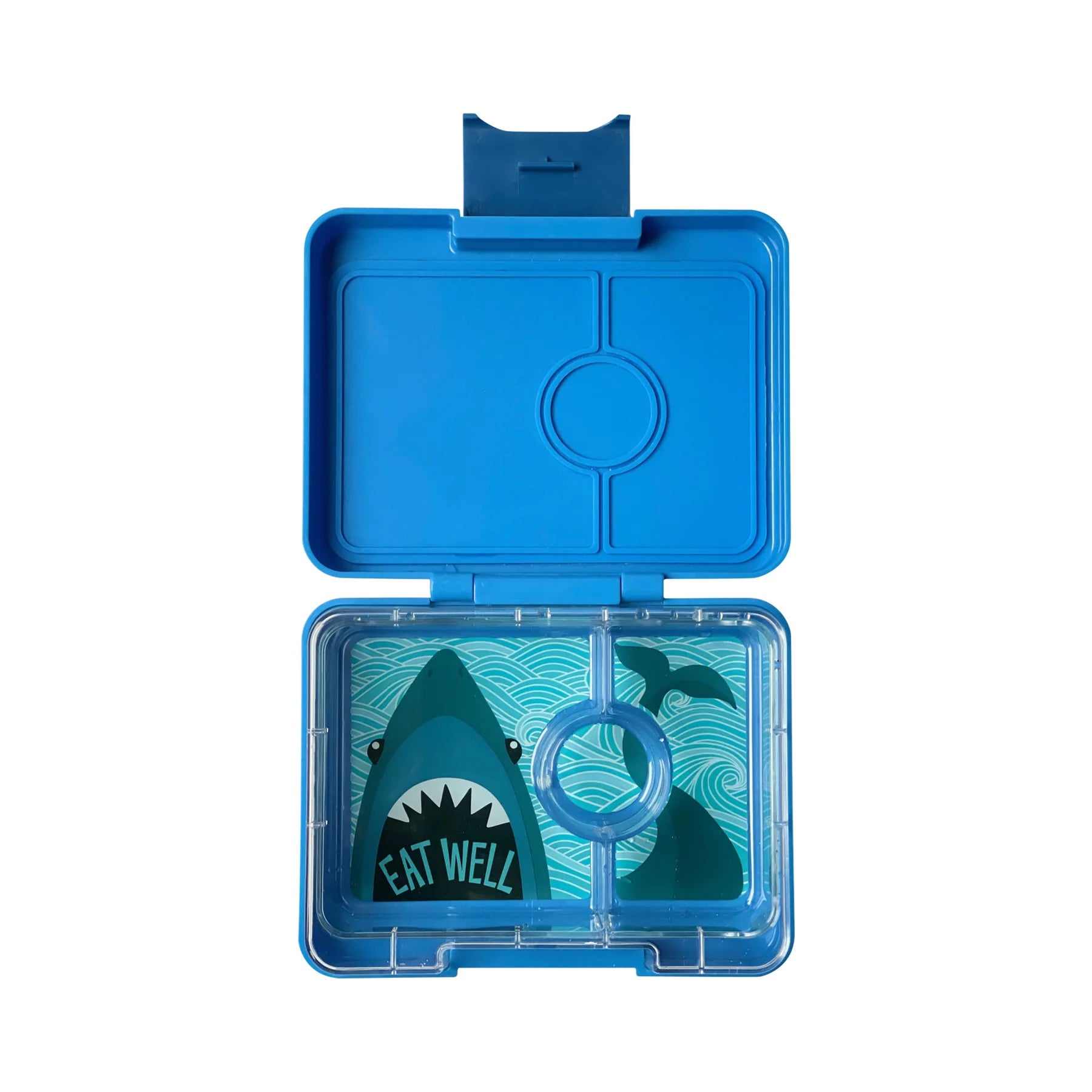 Yumbox Snack Box - Leak-Proof Bento Lunch Container for Kids, Surf Blue | Perfect for School, Picnics & Travel