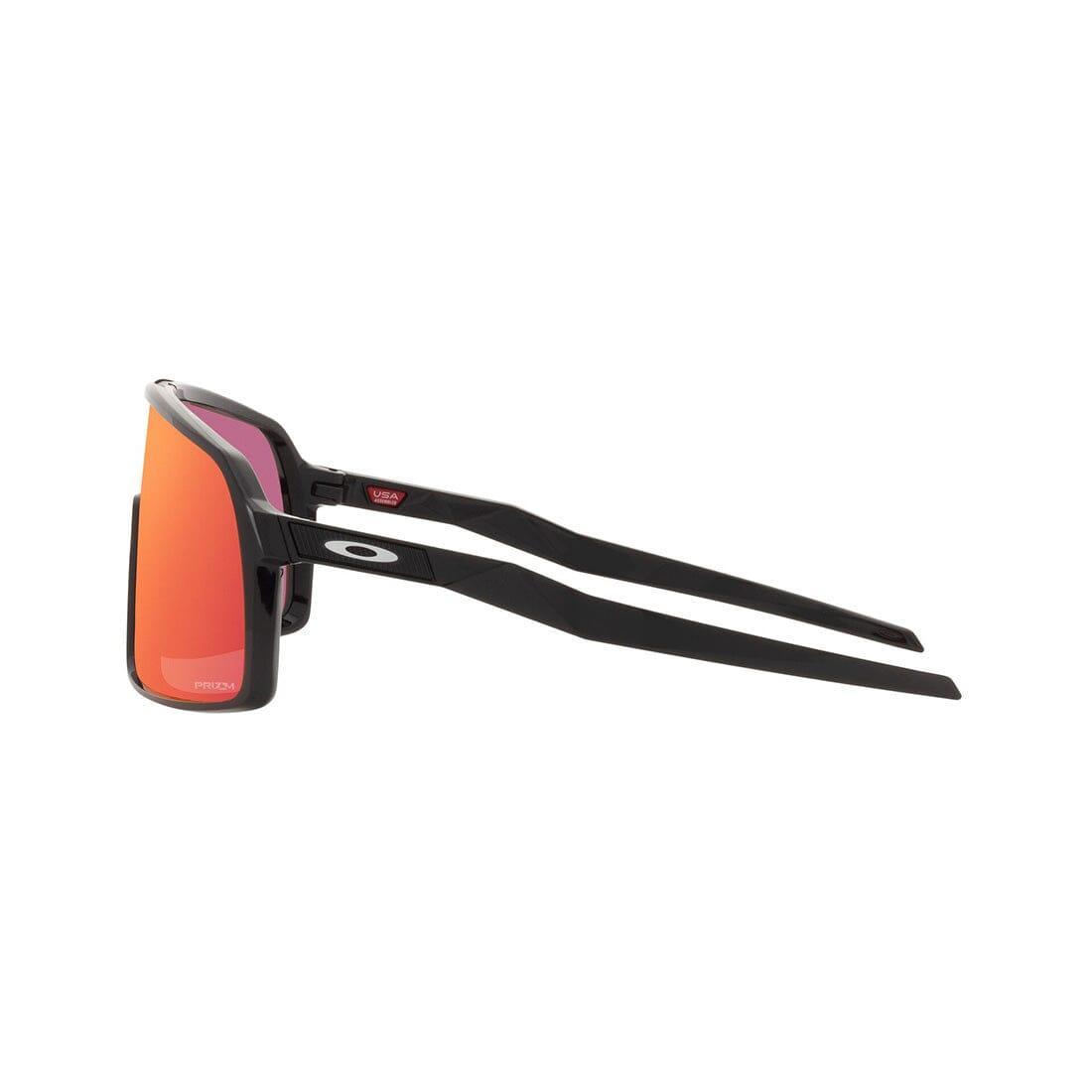 OAKLEY SUTRO Sunglasses for Men & Women - Polished Black Frame with Prizm Field Lens - UV Protection, Sports & Outdoor Activities, Running, Cycling, Hiking