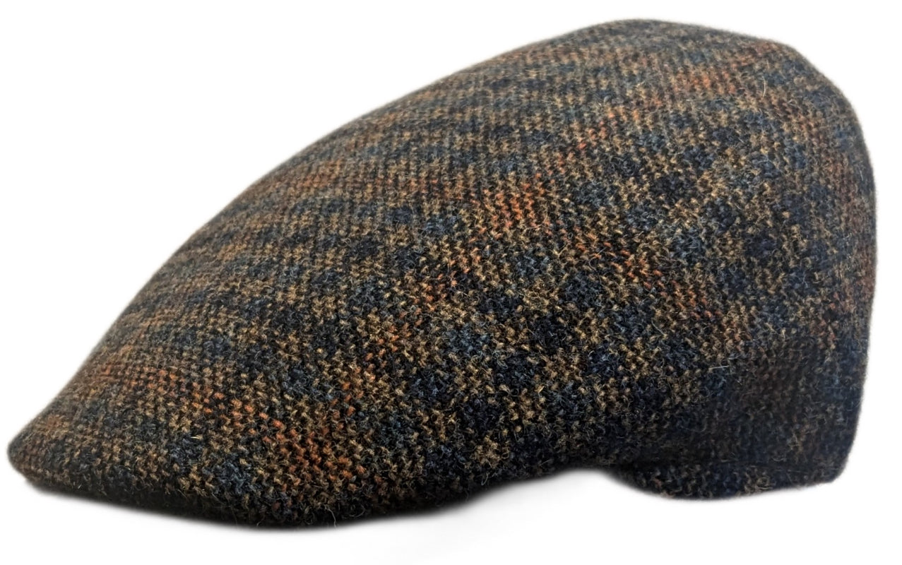 Stanton Virgin Wool Flat Cap - Classic Checkered Pattern for Men | Warm & Stylish Winter Hat for Outdoor Activities, Travel & Casual Wear