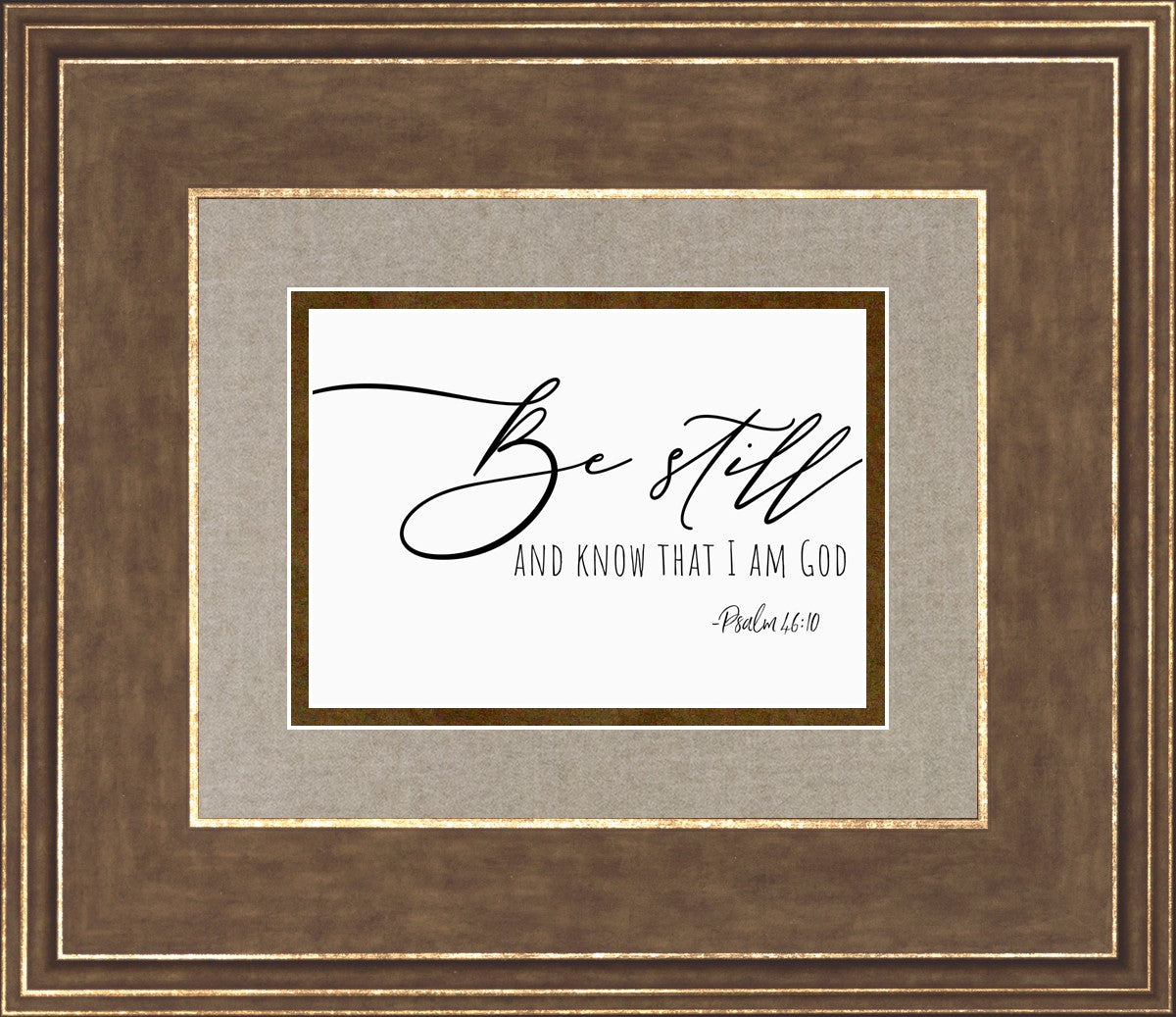 Be Still By Paige Tilly - Inspirational Wall Art Decor for Home & Office - Perfect for Living Room, Bedroom or Gift Giving