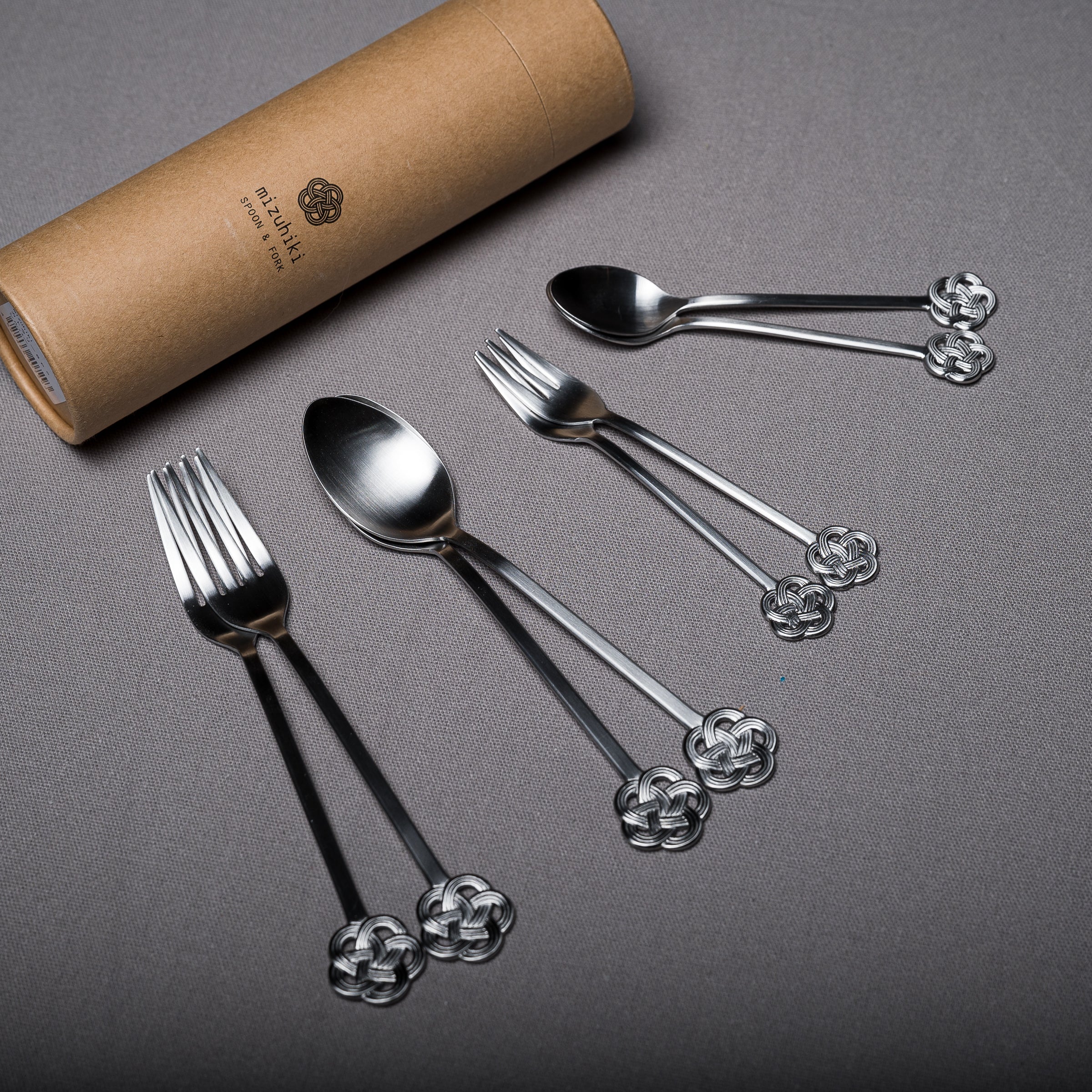 Premium Mizuhiki 8-Piece Stainless Steel Cutlery Gift Set - Gold & Silver Options - Perfect for Weddings, Anniversaries & Housewarming Gifts