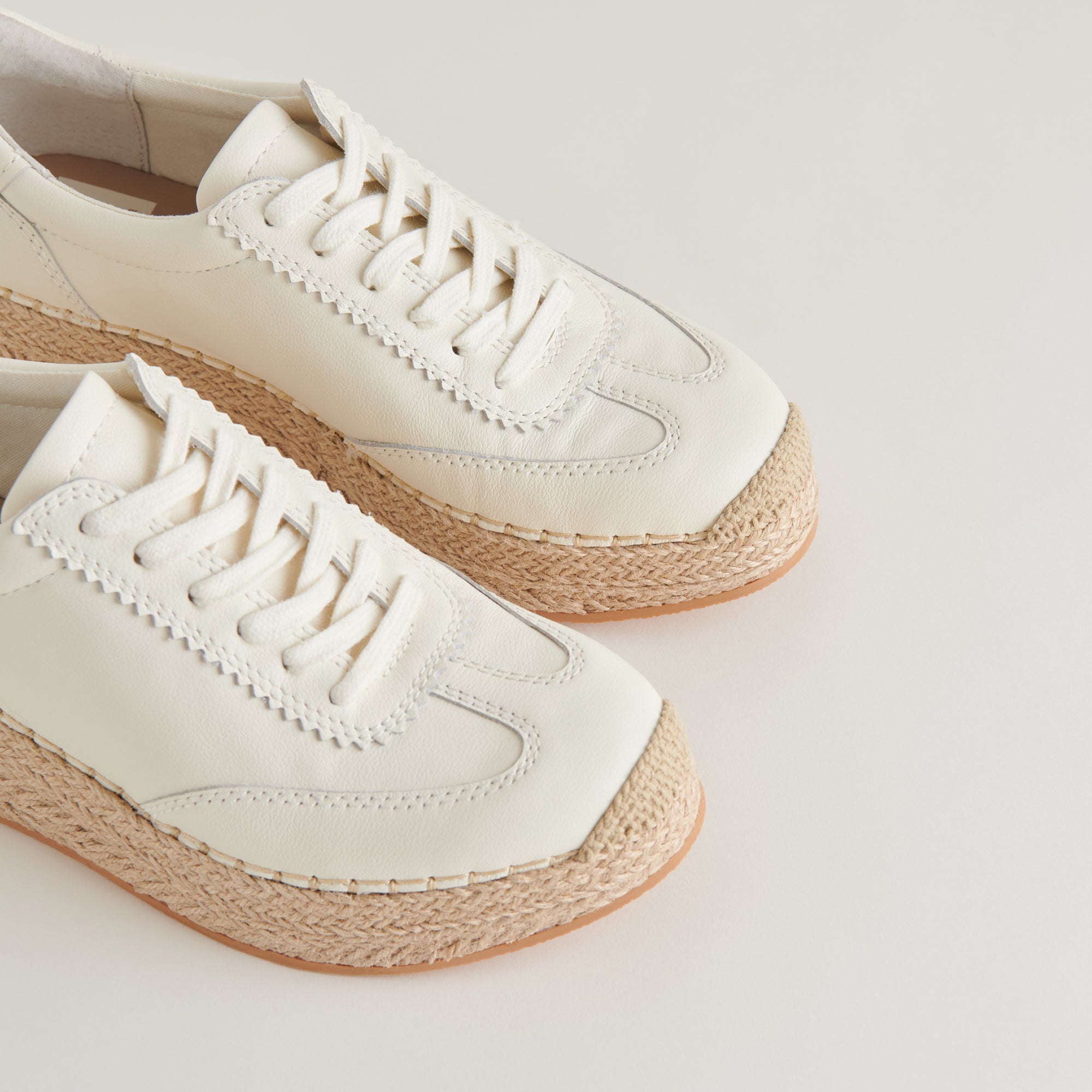 JAJA White Leather Sneakers for Women - Comfortable & Stylish Casual Shoes for Walking, Running, and Everyday Wear