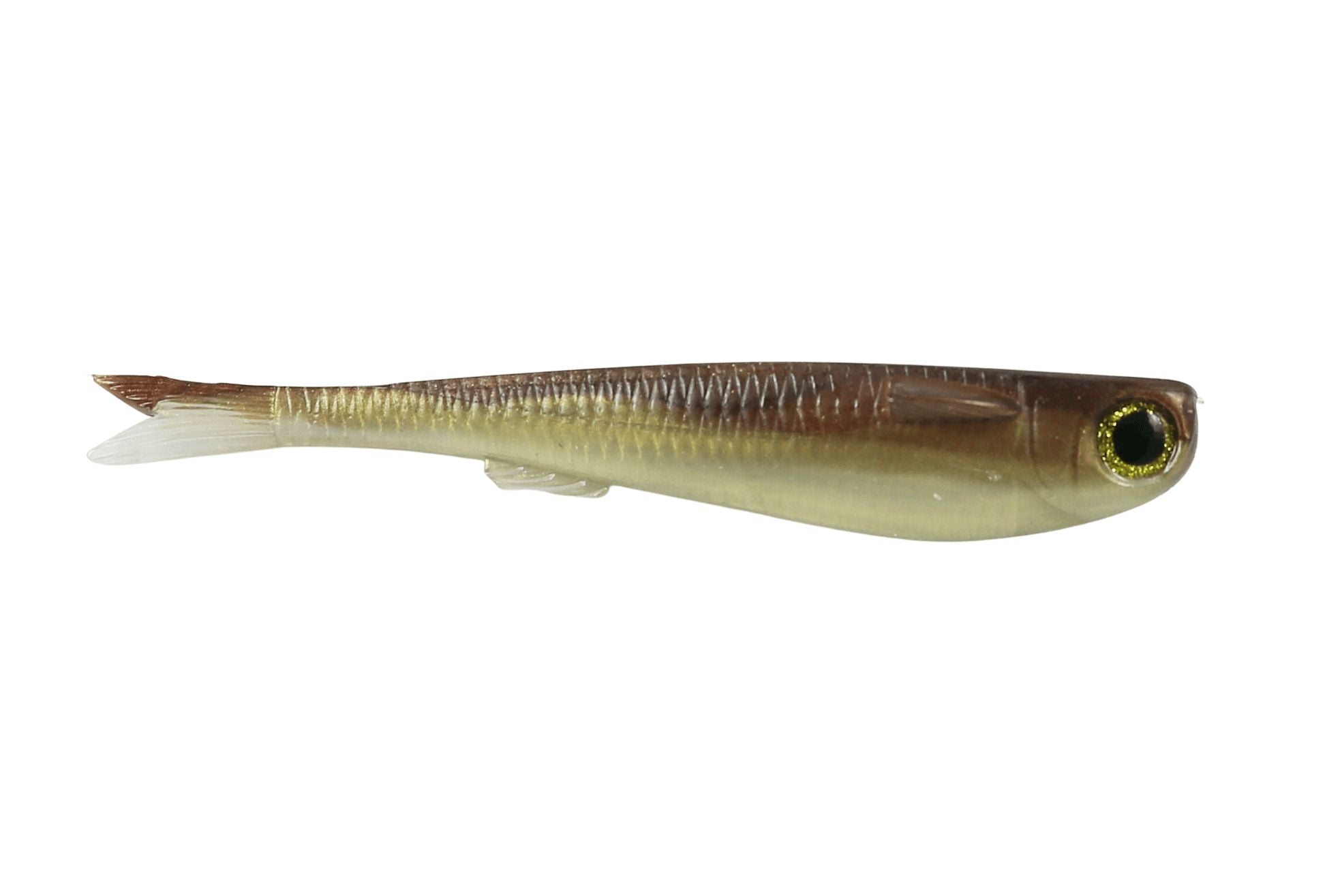 NLBN No Live Bait Needed 5 Lil Mullets Fishing Lures - Saltwater & Freshwater Artificial Baits for Bass, Trout, and Redfish - Perfect for Kayak, Shore, and Boat Fishing