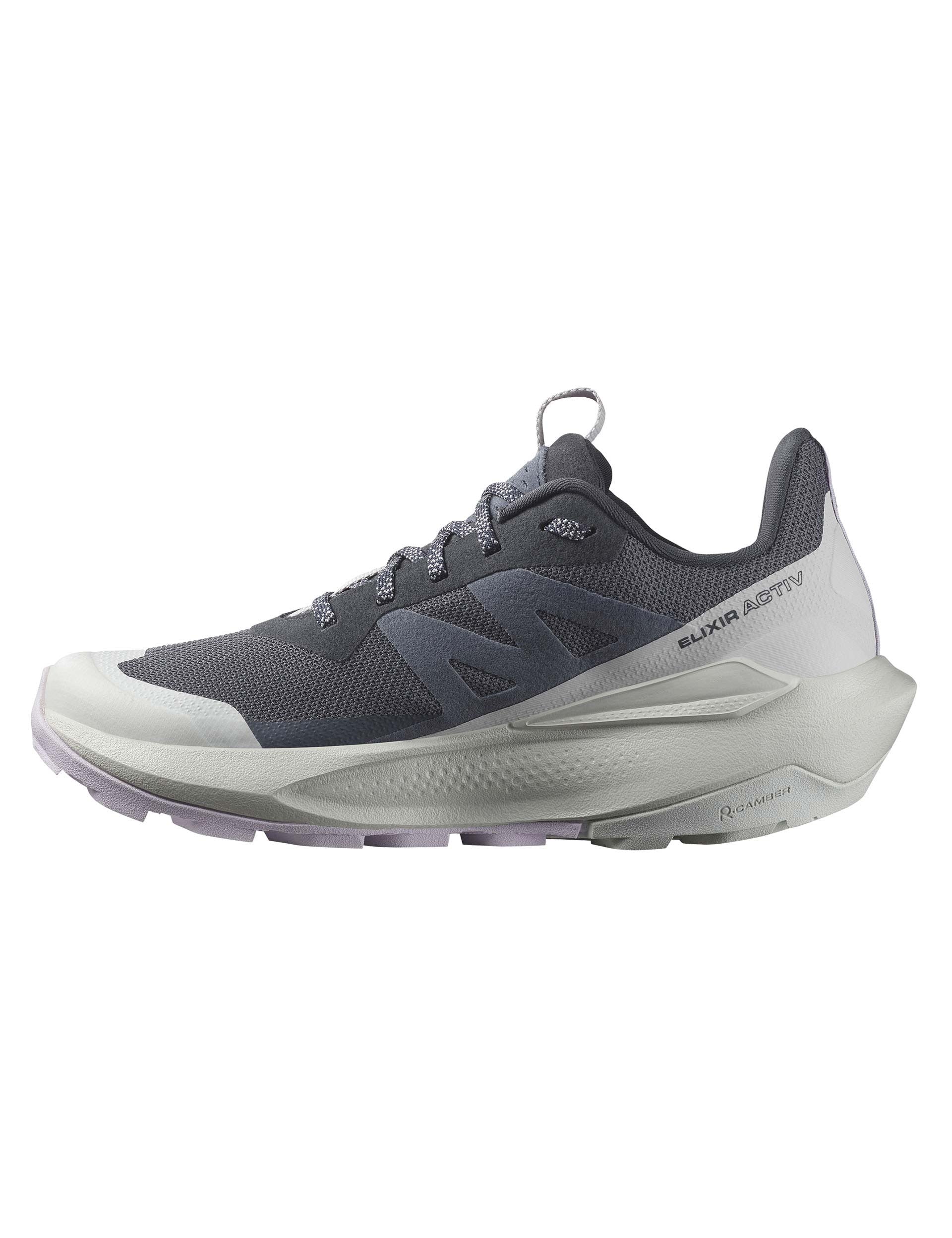 Elixir Activ Gore-Tex Waterproof Hiking Shoes for Men & Women - India Ink/Glacier Gray/Orchid Petal - Lightweight Trail Running & Outdoor Adventure Footwear