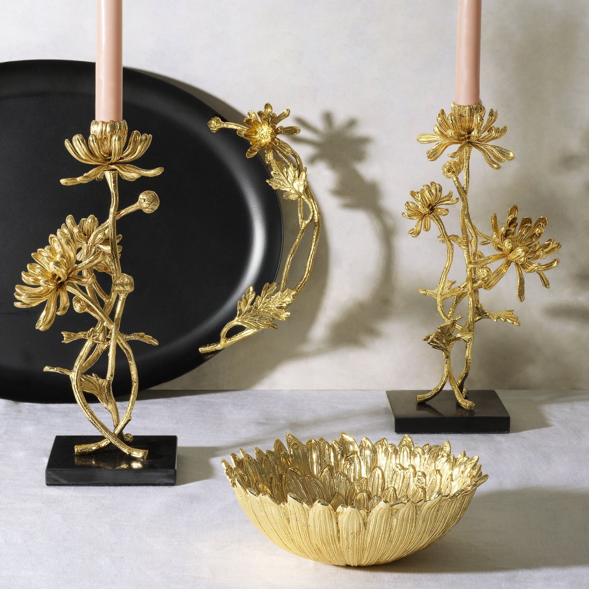 Dahlia Casted Bowl - Handmade Ceramic Serving Bowl for Salads, Pasta & Desserts - Perfect for Dining, Entertaining & Home Decor