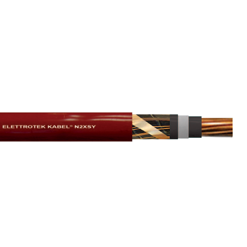 1 AWG 1C RM/16 Stranded Bare Copper Tape Shielded XLPE PVC N2XSY 18/30KV Medium Voltage Power Cable - Ideal for Industrial Electrical Wiring, Underground Power Distribution & High Voltage Applications