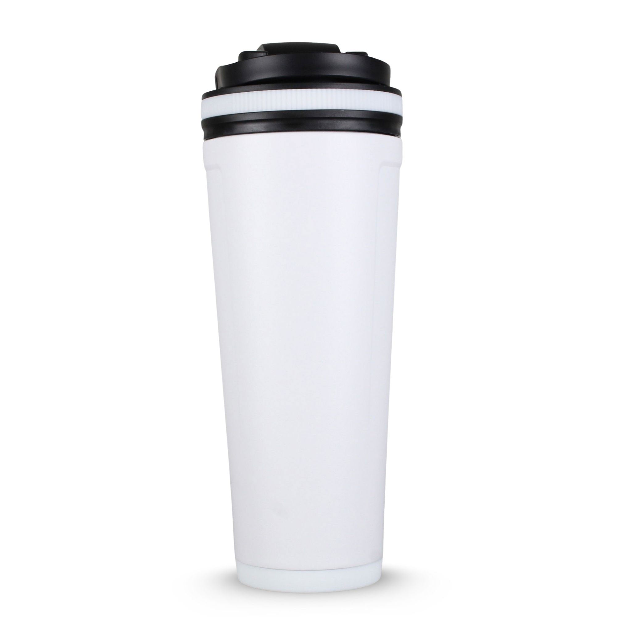 36oz Insulated Stainless Steel Ice Shaker Bottle - White - Perfect for Gym, Workouts & Protein Shakes - Leakproof & Sweatproof Design