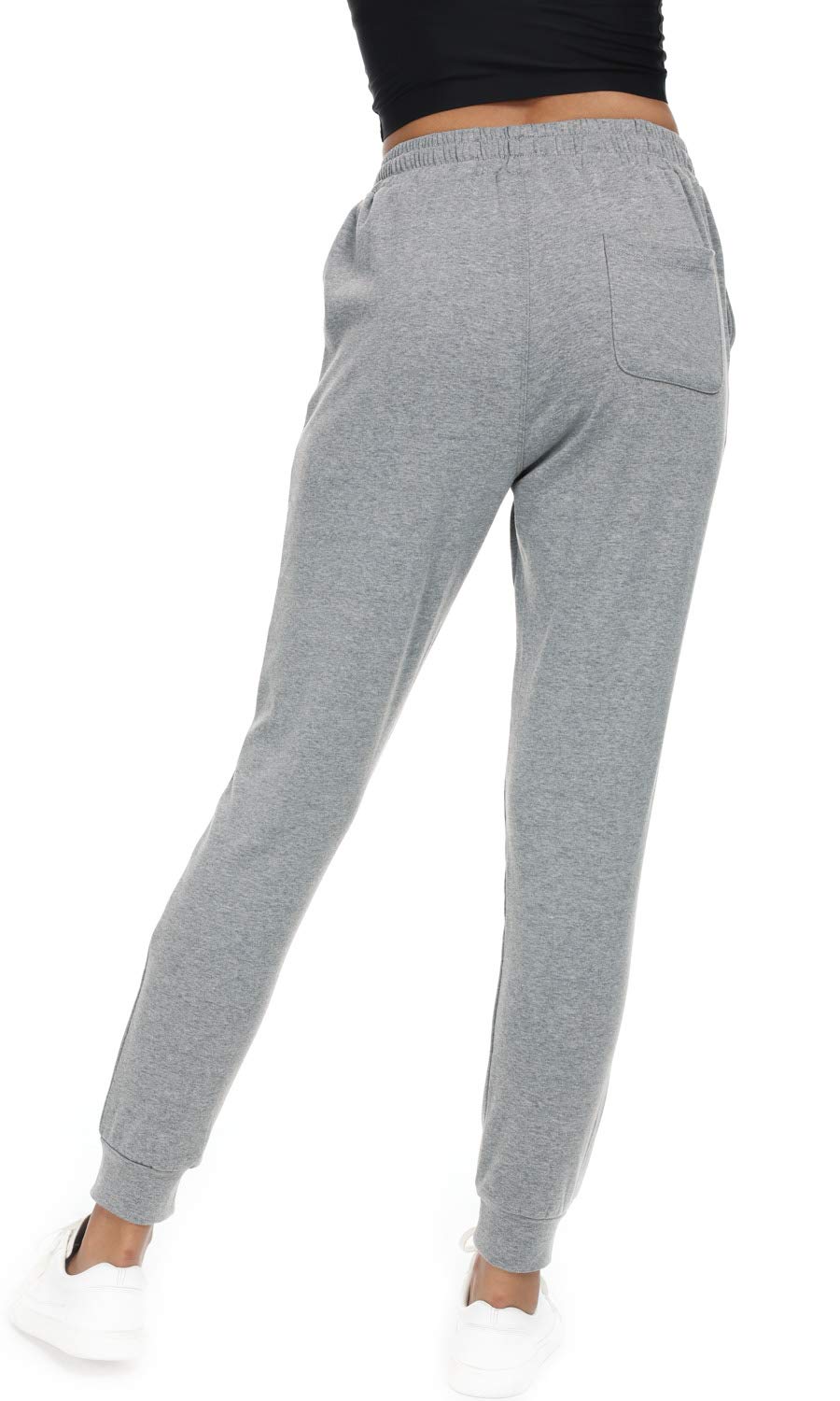 Women's Cotton Joggers Pants - Tapered Active Sweatpants for Workout, Yoga & Lounge with Pockets | Comfortable Casual Wear for Running, Gym & Everyday Use